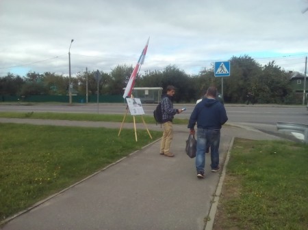 У Маладзечне прайшлі правацэнтрысцкія пікеты за новыя працоўныя месцы з годнымі заробкамі (фота)