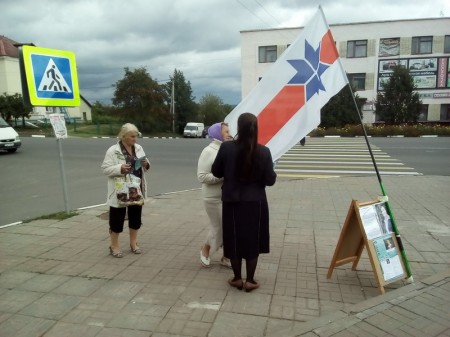 ЦВК і пракуратура не захацелі разбірацца з незаконнымі плакатамі старшыні Крычаўскага райсавету (фота)