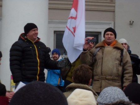 У Гародні Сяргея Верамеенку за марш НеДармаедаў выклікаюць у міліцыю