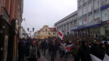 У Гародні на актывістку БХД склалі пратакол за марш 19 лютага