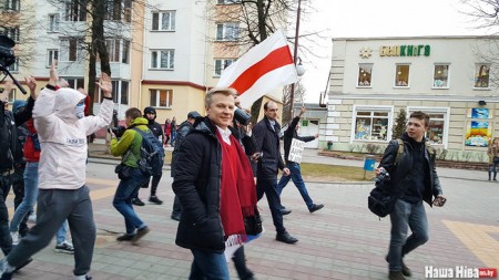 Віталя Рымашэўскага асудзілі на 15 сутак