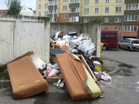 Віцебск пераўтвараецца ў агромністую звалку бытавога смецця