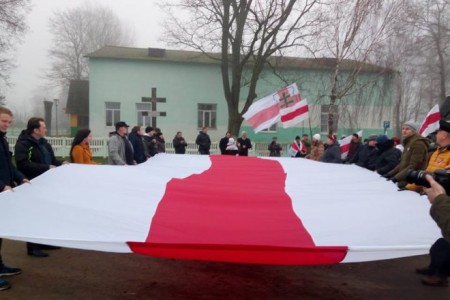 Павел Севярынец выступіў на мітынгу ў Слуцку