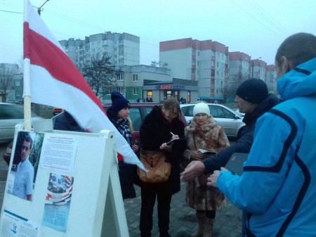 Пікет БХД у Бабруйску сабраў шмат людзей (фота)