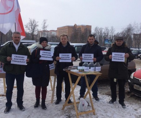 Свабоду Лябедзьку: у Магілёве прайшлі правацэнтрысцкія пікеты (відэа, фота)