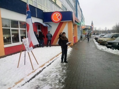 Раман Ганчароў прысвяціў свой апошні пікет абароне сем’яў і дзяцей ад алкаголю (фота)