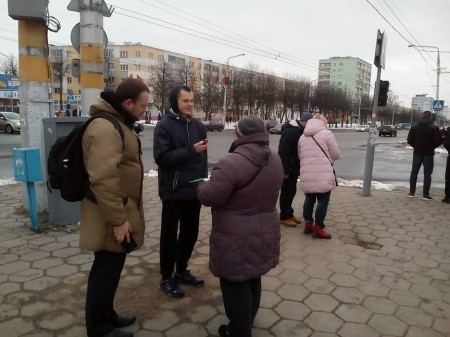 У Бабруйску пачаўся збор подпісаў за рэформу судовай сістэмы (фота)