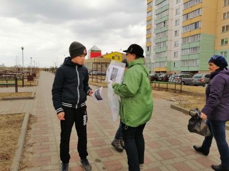 Віцебскія сябры БХД знішчалі рэкламу наркатычных інтэрнэт-крамаў (фота)