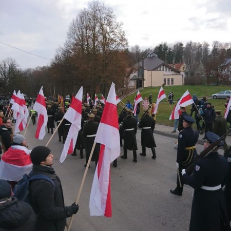 Павел Севярынец разам з сябрамі БХД узяў удзел у пахаванні Каліноўскага ў Вільні (фота)