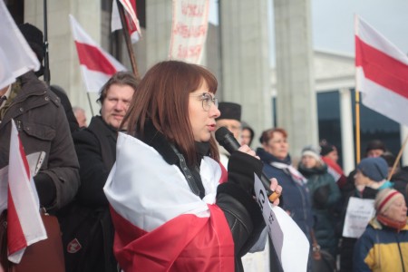 Вольгу Кавалькову выклікаюць у міліцыю за пратэст супраць інтэграцыі