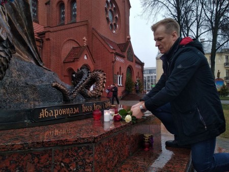 У Менску і Горадні хрысціянскія дэмакраты ўшанавалі памяць Вінцэнта Гадлеўскага (фота, відэа)