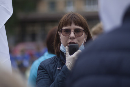 “Нам патрэбны новы прэзідэнт” У Менску прайшоў супольны пікет правацэнтрыстаў (фота, відэа)