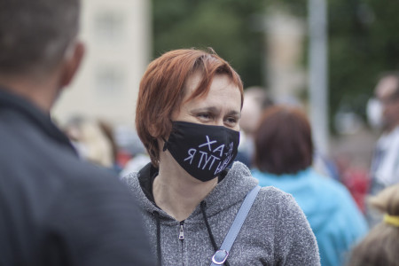 “Нам патрэбны новы прэзідэнт” У Менску прайшоў супольны пікет правацэнтрыстаў (фота, відэа)